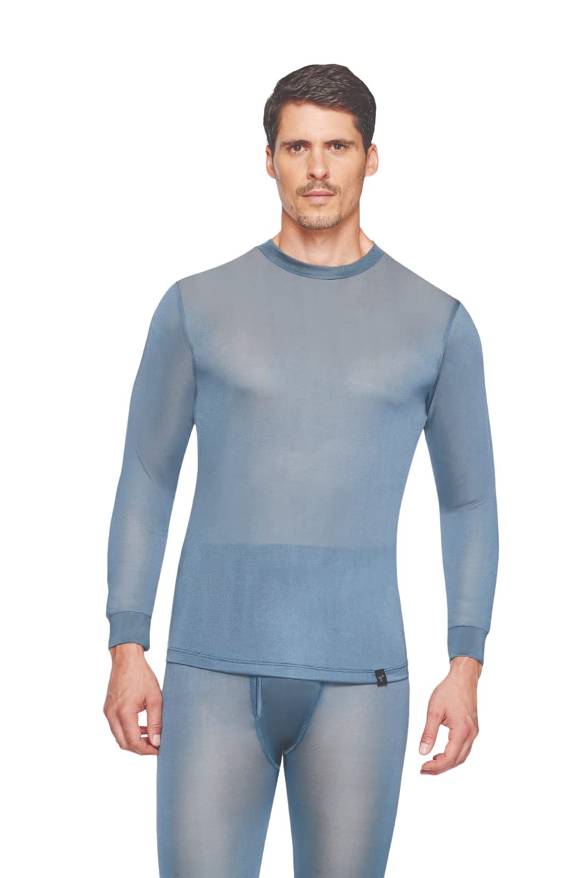 Terramar Mens Thermasilk Filament Crew