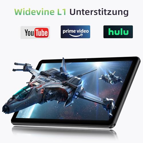 Tablet 10 Zoll, Android 15 Tablets mit Hülle, Unisoc T30 Quad-Core, 18 GB RAM + 128 GB ROM + 1 TB TF, 1280x800 HD IPS Display… – Ansicht 5