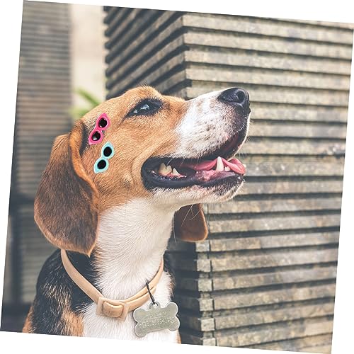 TOYANDONA 12stücke Teiliges Bunte Sonnenbrillen-haarklammern Für Haustiere Niedliche Clips Geeignet Für Katzen Und Hunde Festigende Kopfbedeckung Für Party Und Fotoshooting
