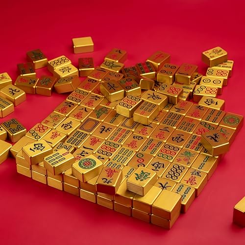 FENGSHUI-CAISHEN Top Brass Mahjong Tile Set miniatura 4