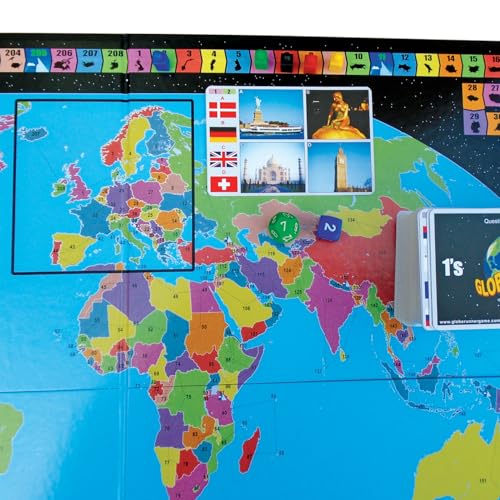 Wild Card Games GLOBE RUNNER – Educational Family Board Game for 2-6 Players, Ages 9+, Travels Through Every Country - Image 5