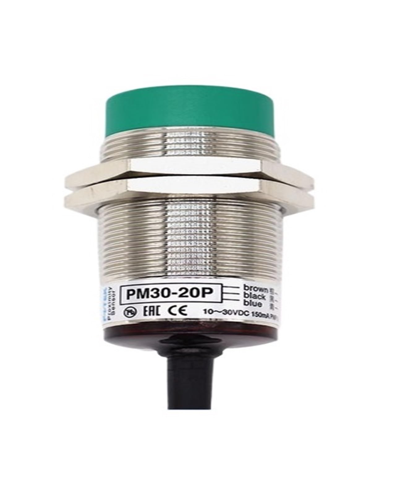 OSHZIKJII 1PC PM30-10N-10P-15N-15P-15NB-20N Proximity Switch Sensor(PM30-20P PNP NO)