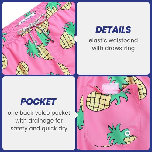 Image of maamgic Mens Swim Trunks 5 Inch with Mesh Liner Breathable for Beach