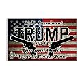Trump Law & Order 2nd Amendment Guns American Flag 3x5 FT Polyester Banner with Brass Gromments
