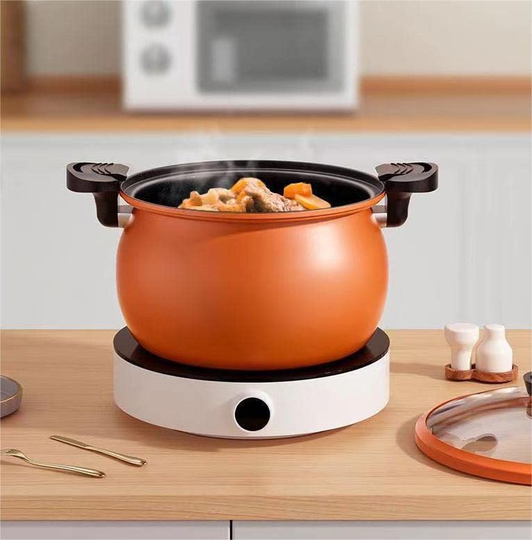 Amazon｜多機能煮込みスープ鍋 マイクロ圧力鍋 ノンスティック