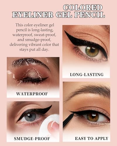 Delineador de Gel Nude Beige Shimmer Waterproof miniatura 4