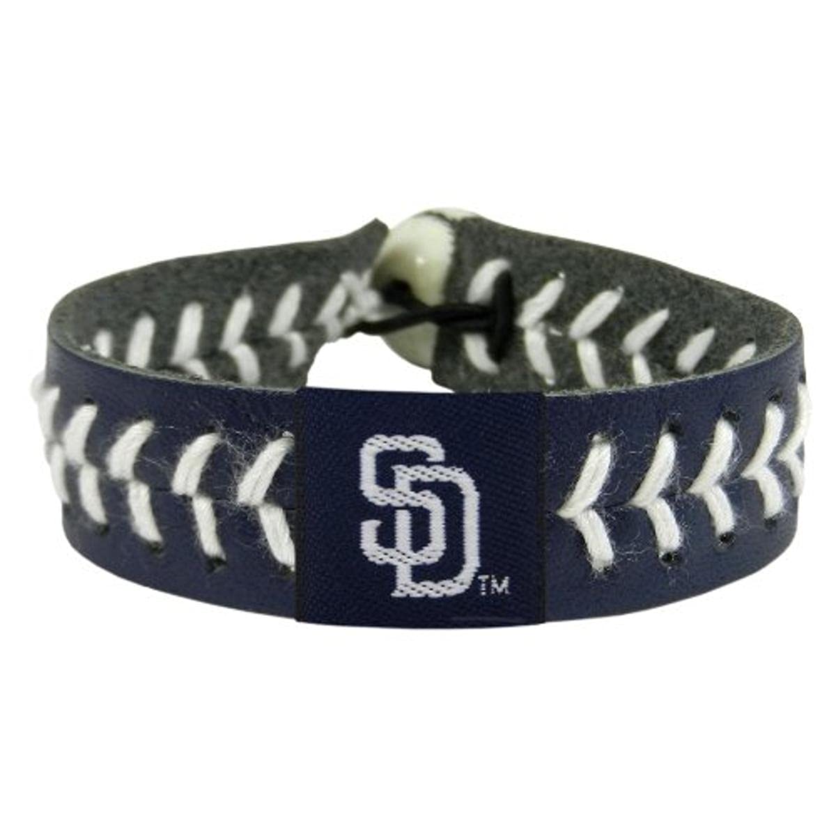 MLB San Diego Padres Team Color Baseball Bracelet
