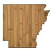 Totally Bamboo State Cutting & Serving Board, Arkansas, 100% Bamboo Board for Cooking and Entertaining