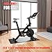 Cycleclub Small Bike Mat - Upgrade to 6mm Thickness Exercise Bike Trainer Mat Stationary Indoor Spin Bike, Gym EquipmentCarpet Hardwood Floor,23.6