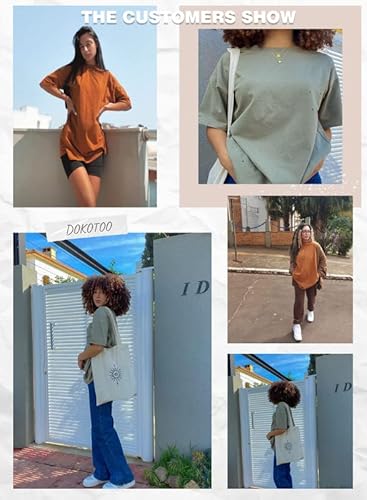 Dokotoo Womens Juniors Casual Summer Tops Short Sleeve Oversized Crewneck Shirts Loose Solid Color Blouse Basic Tee Fashion T-Shirt And Blouses Gray Large #TOP4