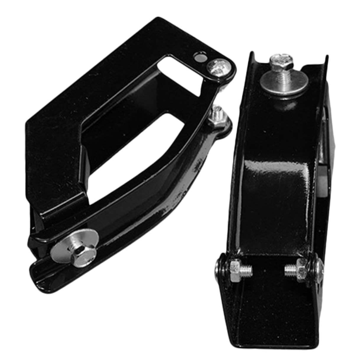 Unomor 2Pcs Roof Rack Crossbar Clips Cargo Carrier Mounting Clamps for Off Road Vehicles Classic Design Roof Rack Fixing Clips No Drilling Required
