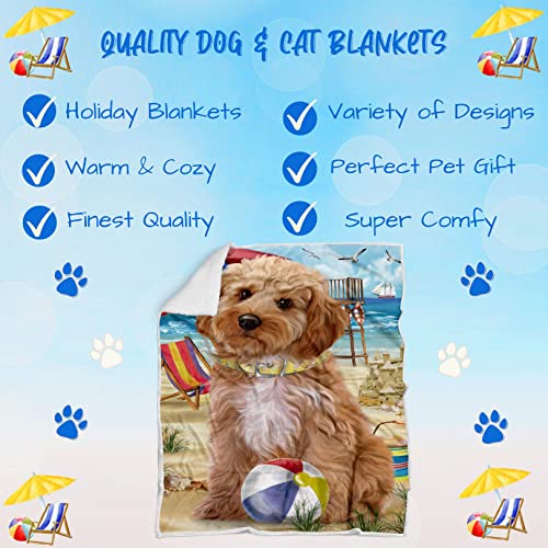 Pet-Friendly-Beach-Cockapoo-Dog-Blanket-Lightweight-Super-Soft-Cozy-and-Durable-Bed-Blanket-Animal-Theme-Fuzzy-Blanket-for-Sofa-Bed-Couch-BLNKT55876-50x60-Woven - Cucciolini Doodles   Pet-Friendly-Beach-Cockapoo-Dog-Blanket-Lightweight-Super-Soft-Cozy-and-Durable-Bed-Blanket-Animal-Theme-Fuzzy-Blanket-for-Sofa-Bed-Couch-BLNKT55876-50x60-Woven