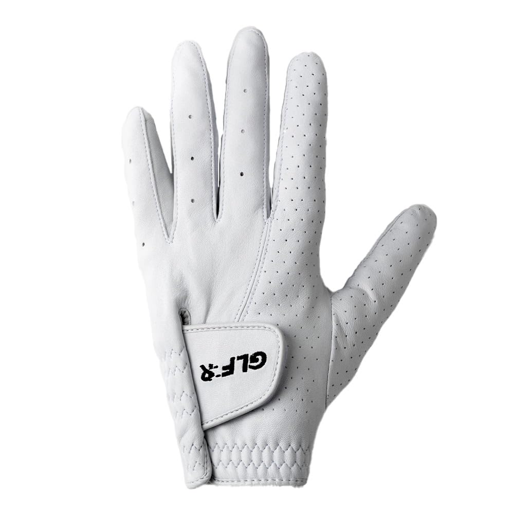 Guantes de golf de cuero Cabretta de primera calidad, sensación de agarre sedoso, tacto suave (19)
