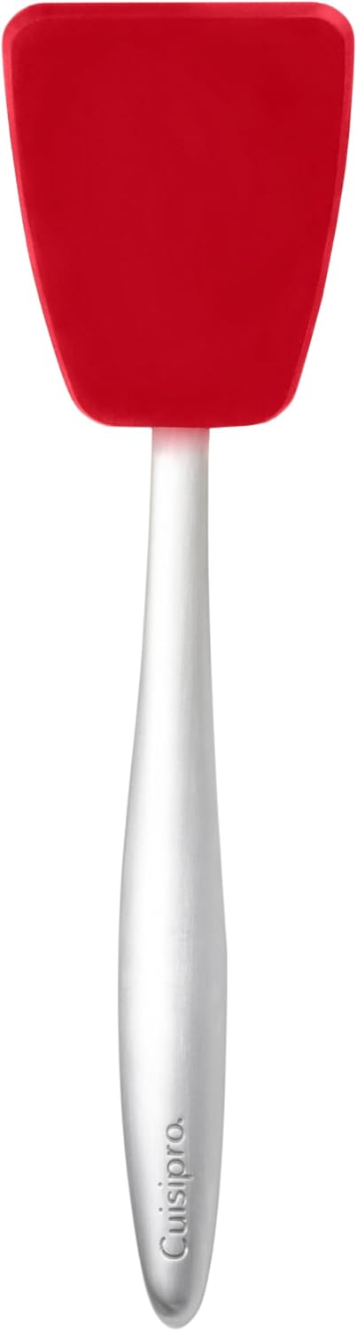 Cuisipro Piccolo 8" Silicone Turner, Red