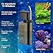 VCRAZE Submersible Aquarium Filter 3-Stage Fish Filter for Fish Tank, Turtle Filter Fish Tank Filter with Aeration & Dual Water Outlet, Turtle Tank Filter Pump for 40-70 GAL Aquariums