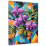 Installation flexible : le support en bois intégré ajoute de la stabilité, avec un crochet arrière permettant de l'accrocher au mur ou à poser debout, permettant un changement de style facile