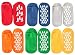 Toddler Socks Anti Skid Slip Socks Grip Socks For Toddler and Infants With 6 Packs By October Elf (L(3-6Years), F)