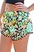 Women Summer High Waisted Tassel Floral Tribal Beach Casual Shorts Pants M