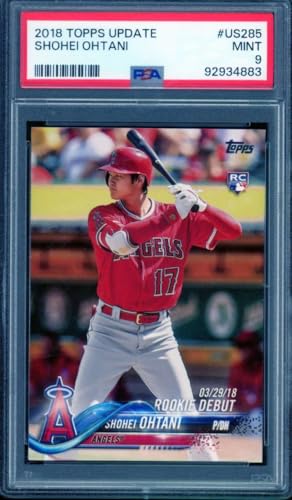 Shohei Ohtani Rookie Card 2018 Topps Update US285 PSA 9