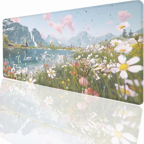 Grand tapis souris gaming pour bureau d'ordinateur étanche XXL