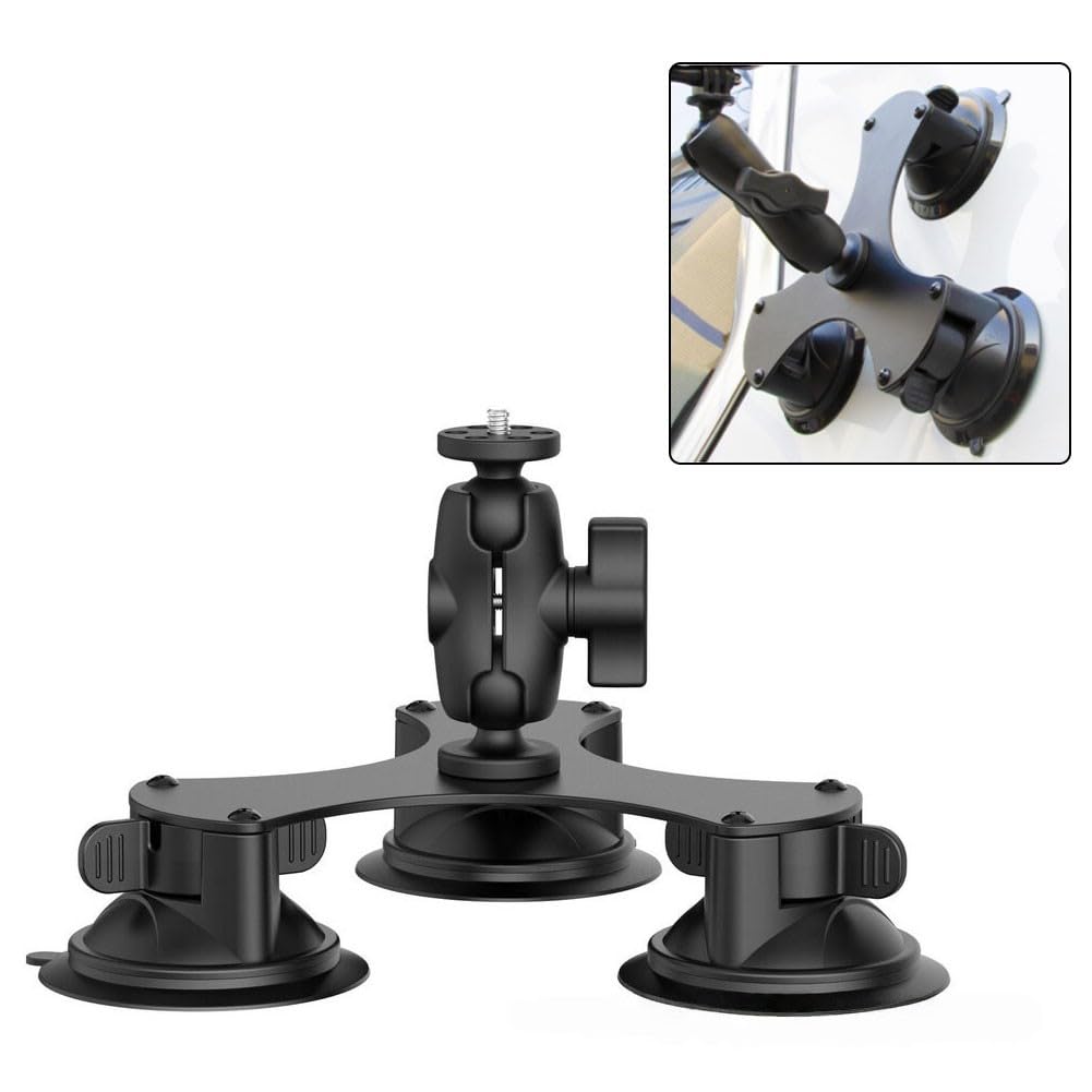 Soporte para cámara con ventosa para techos y superficies de cristal