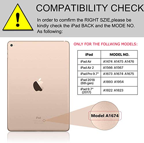 YMXuan Custodia con tastiera touchpad per iPad