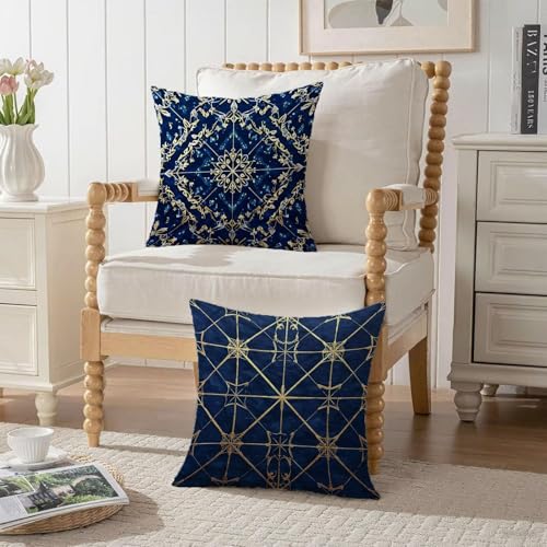 Housse coussin 65x65 double face imperméable avec fermeture éclair