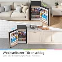 Comfee 88L Kühlschrank mit Chill Box-Fach,42db,Abnehmbarem Griff,82.7cm Höh – Ansicht 8