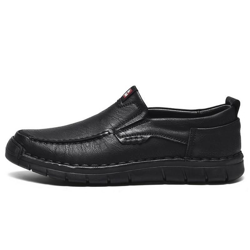 Mens Loafers Slip-on Casual Leather Shoes Lightweight Driving Shoes for Men2