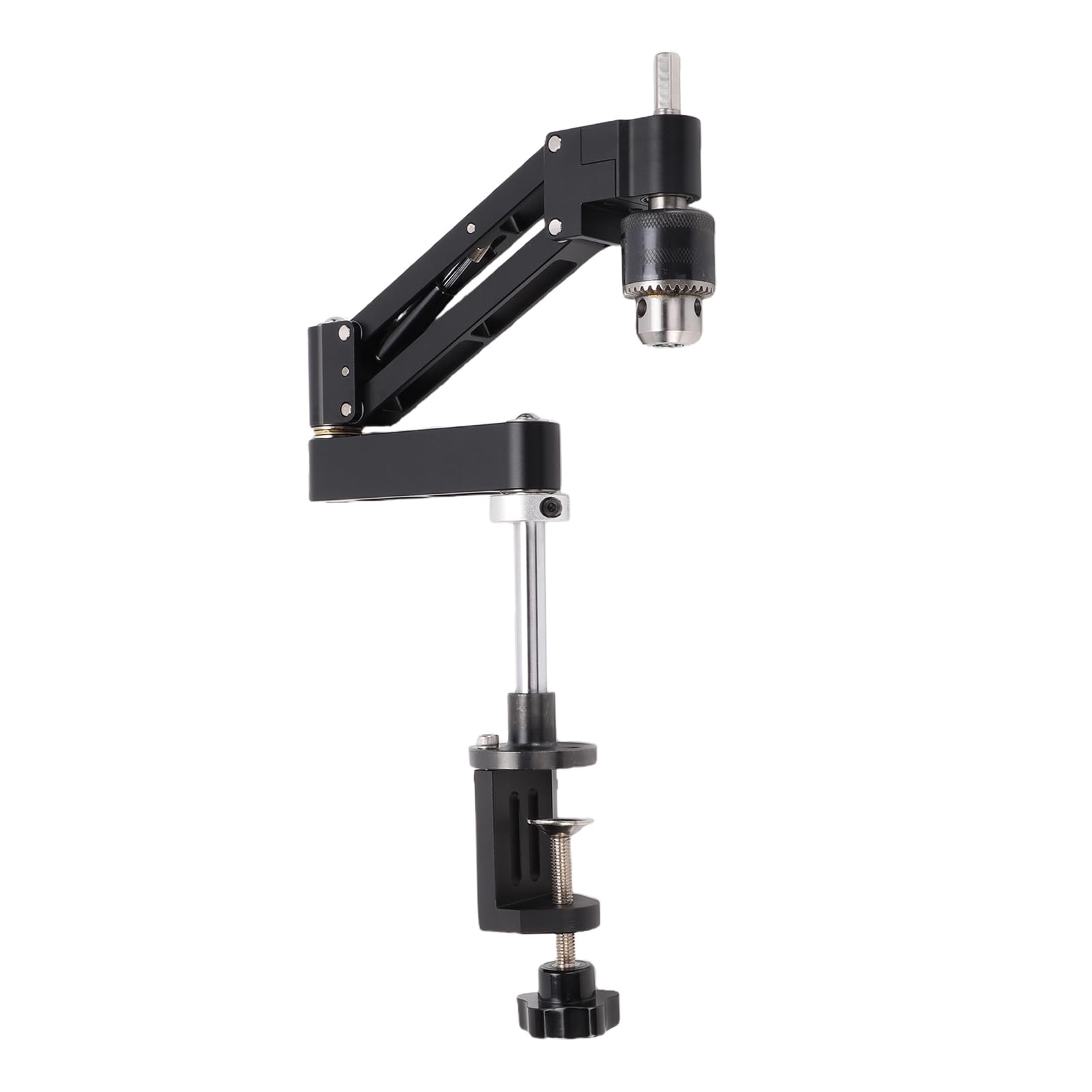 Annadue Wspornik Ramienia Maszyny Gwintującej, Wspornik Wspornikowy ze | Wspornik do gwintowania CNC, poziome pionowe ramię do gwintowania, skok 130 mm z uchwytem 1,5–10 mm
