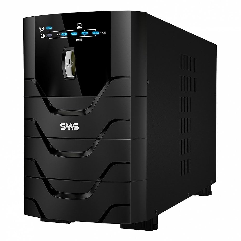 SMS - NOBREAK POWER SINUS UPS 3200 NG POTÊNCIA 3200VA | 1984W - MONOVOLT ENT.:220V | SAÍDA: 220V - 10 TOMADAS (6T 10A + 4T 20A) - SENOIDAL PURA - LINE INTERACTIVE - PN 27873