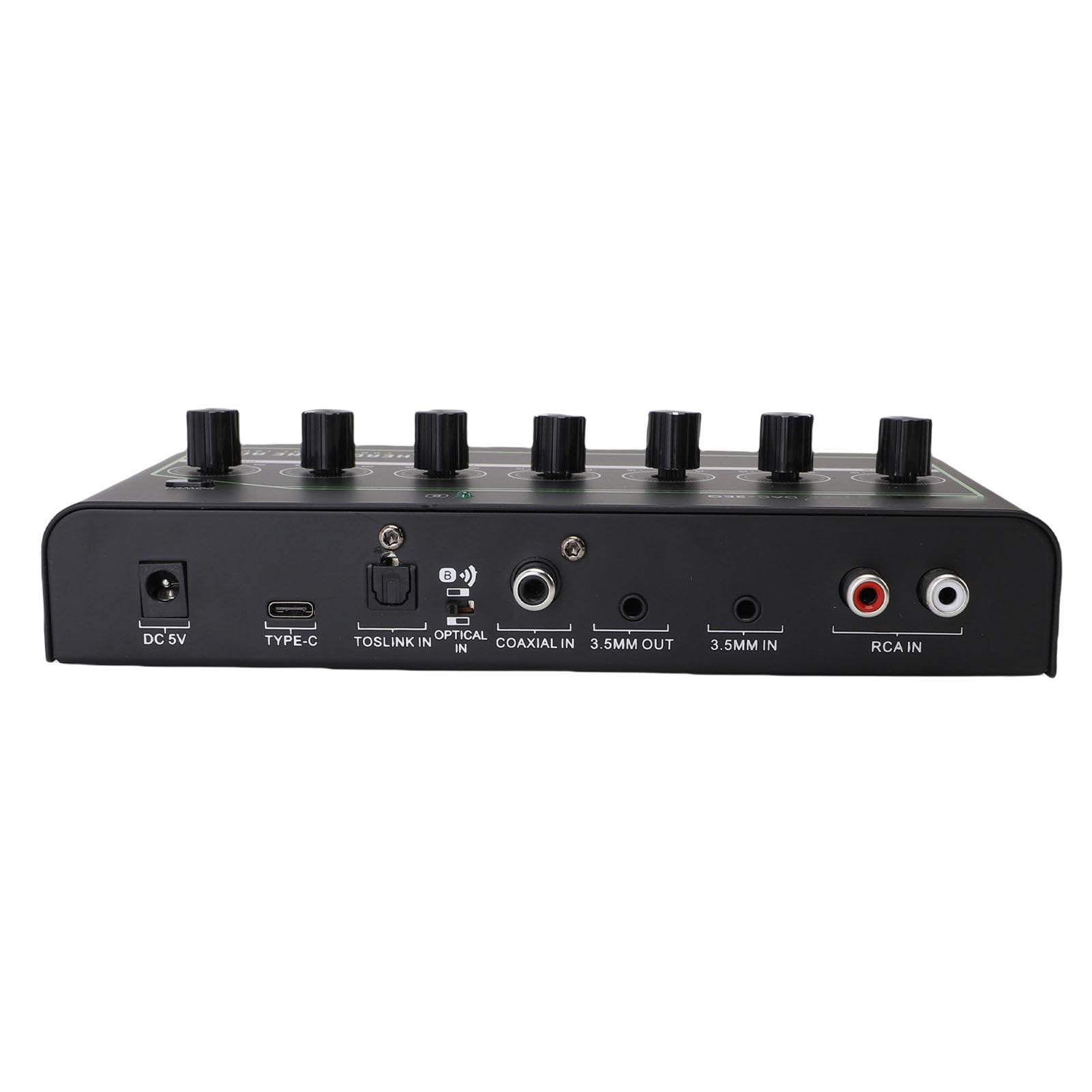 Generic Wzmacniacz Słuchawkowy Bluetooth Poprawia jakość Dźwięku Wzmacniacz Słuchawkowy do Gier dla Graczy Przenośny Stereo DAC ze Stopu Aluminium