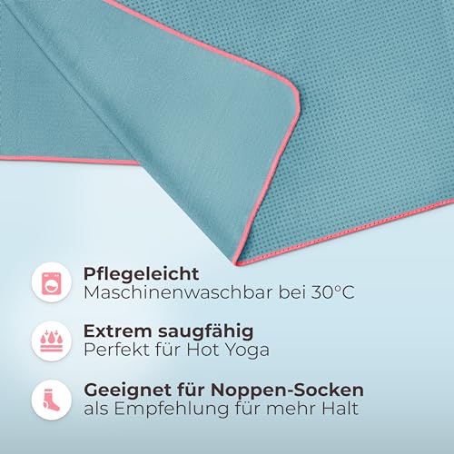 Yoga Handtuch NirvanaShape rutschfest für Hot Yoga
