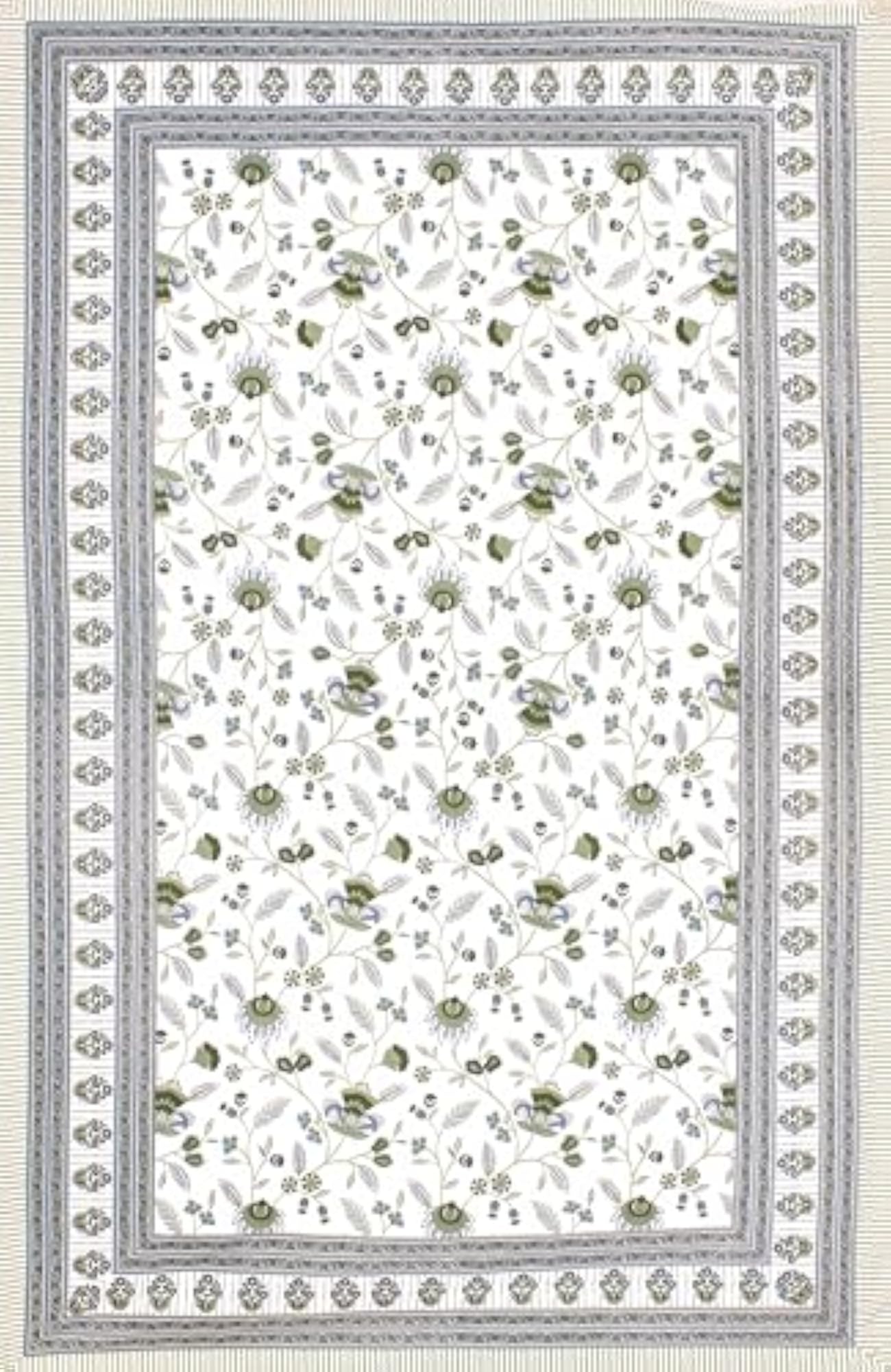 Cotton 180 TC Ethnic Single Bedsheet with Zipper Chain Pillow Cover