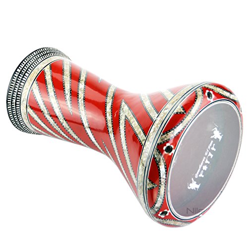 17" New Gawharet El Fan Egyptian Doumbek, Darbuka # 216R By Nilecart #TOP1