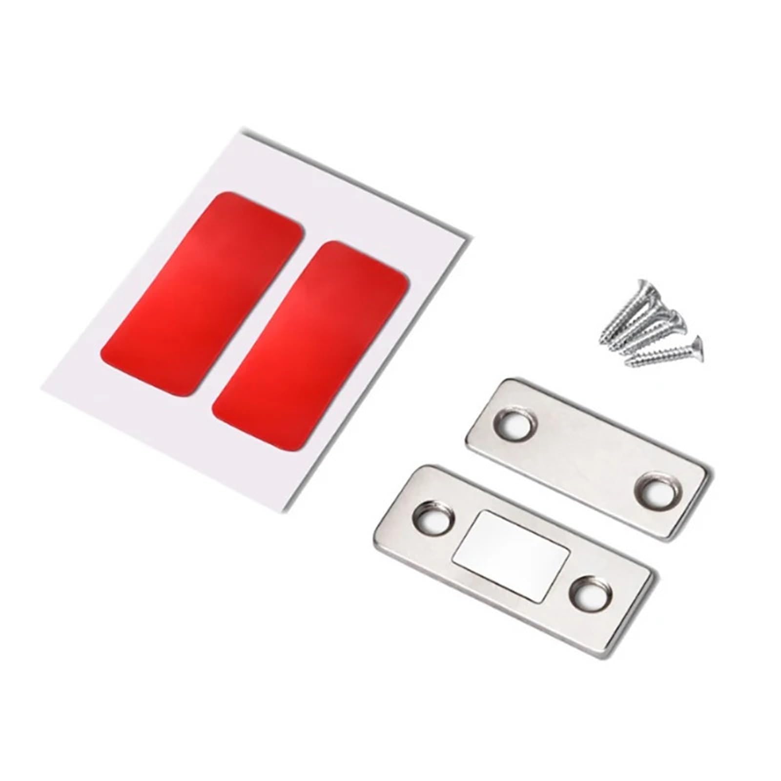 Ppqiru One Color 10Pcs Cabinet Catches Thin Door Magnets Stops For Cupboards