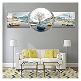 ASDFGHT Wall Decoration for Living Room Framed Wall Art, Wall Picture Frames 3 Modern Art Interior...