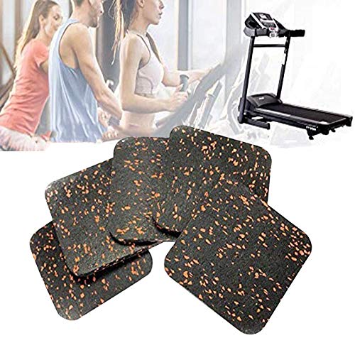 Laufband Matte Schalldämmend Bodenschutzmatte für Fitnessgerate, Gummi Antirutsch Anti Vibration Matte Auch für Universal Waschmaschine und Trockner 6
