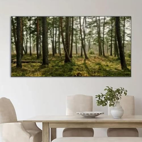 Décoration murale grand format forêt pour grand salon