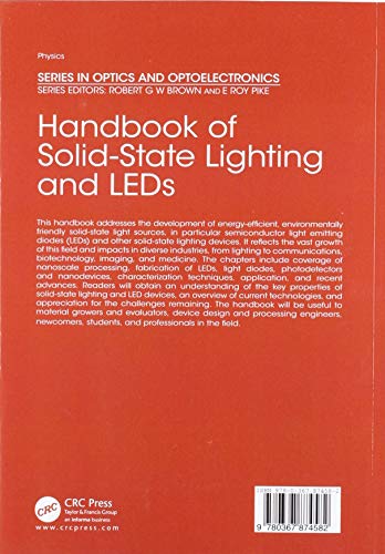 Handbook of Solid-State Lighting and LEDs (Series in Optics and Optoelectronics)