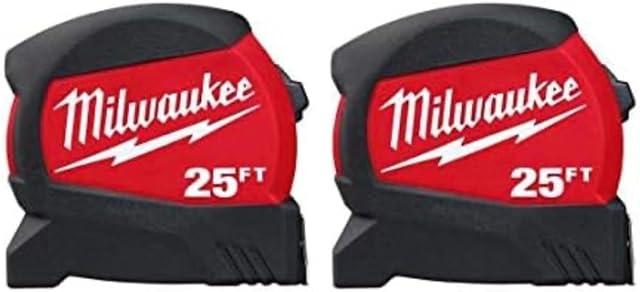Milwaukee - 48-22-0125G - 25 ft. Magnetic Tape Measure - 2-Pack