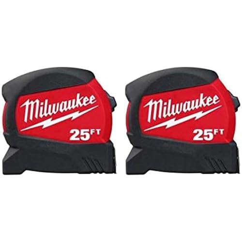 Milwaukee - 48-22-0125G - 25 ft. Magnetic Tape Measure - 2-Pack
