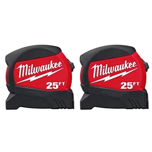 Milwaukee - 48-22-0125G - 25 ft. Magnetic Tape Measure - 2-Pack