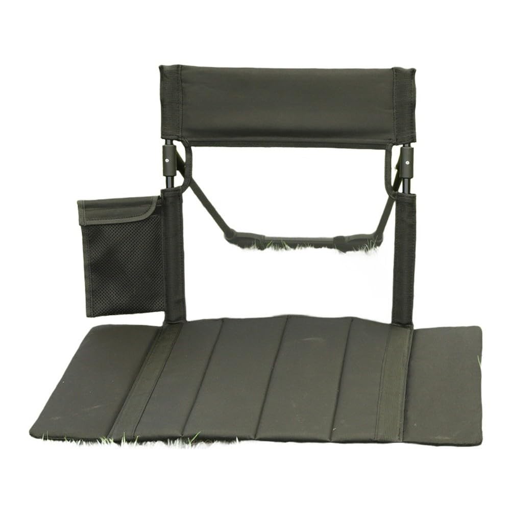 Cojín plegable portátil para silla de playa con resp transpirable para malla y bolsillo de almacenamiento liro para camping nic piscina tela Ox 600D capacidad de 100 kg
