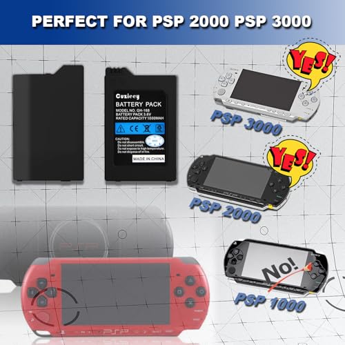 Cuzieey PSP 2000/3000 3000 2000 Battery Replacement:Battery Pack thumb #3