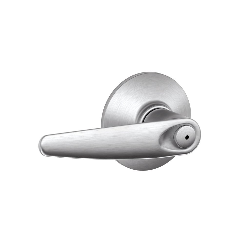 Schlage F40JAZ626 Jazz Gizlilik Kolu, Saten Krom