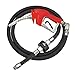 Husky 010548-02 XS Pressure Activated Unleaded Nozzle with Waffle Splash Guard and 9.8-Foot Wirebraid Whip Hose