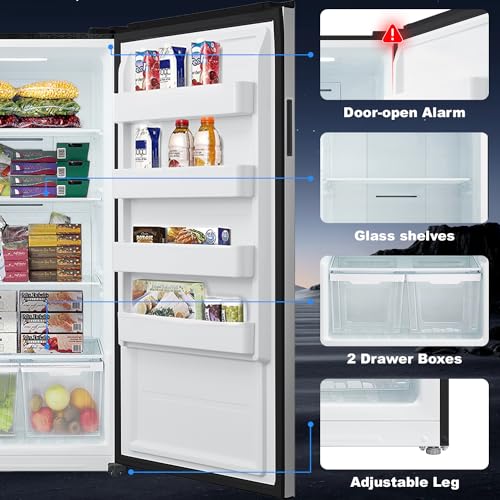 SMETA 21 Cu. Ft. Upright Freezer