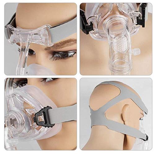 Denshine Universal Headgear Full Mask Nose Breathing Mask for C-Pap Mask Interface Sleep&Snore Strap with Adjustable Straps Headgear (L)