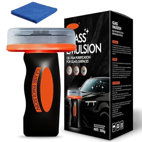 Q4 Glass Cleaner 2026 Handheld Glass Oil-Film Remover lass Oil Film Remover for Car lass Emulsion Cleaner Improve Windshield Clarity for Safe Driving (1)